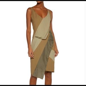 Bellstaff | Asymetrical Colorblock Dress